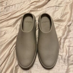 Fear of God Men's Gray Slip-On Loafers